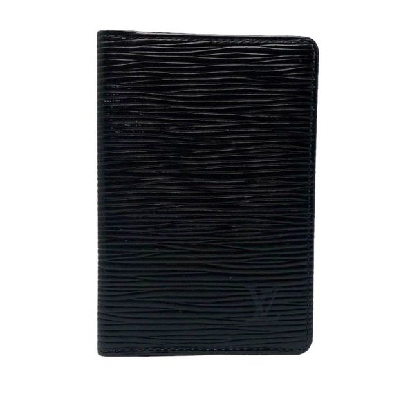 Louis Vuitton Other - Louis Vuitton Black Epi Pocket Organizer